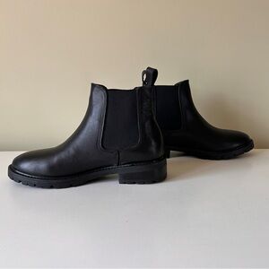 Steve Madden Leopold Black Chelsea Boot NEW